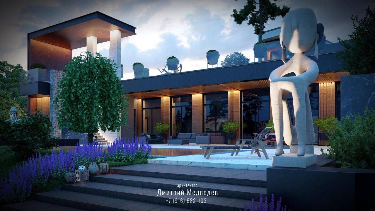 Проект дома в современном стиле #23 Проект дома в современном стиле #23